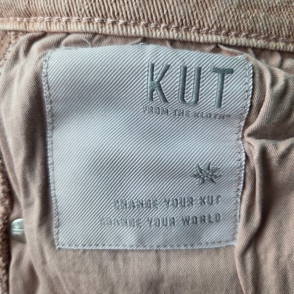 Kut From The Kloth Womens Pattie High Rise Straight Leg Jeans Size 10 Blush - Picture 5 of 6